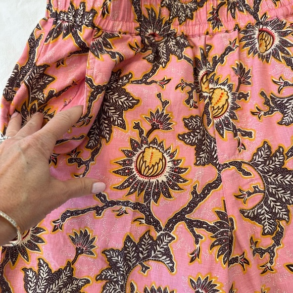 A.L.C. Henry Floral Printed Cotton Pants - Picture 11 of 14